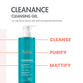 Avene Cleanance Cleansing Gel for Combination and Oily Skin 400ml - Glamourous Grace