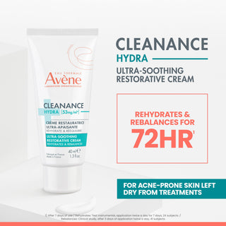 Avene Cleanance Hydra Cream 40ml - Soothing Moisturizing Cream for Sensitive Oily Skin - Glamourous Grace