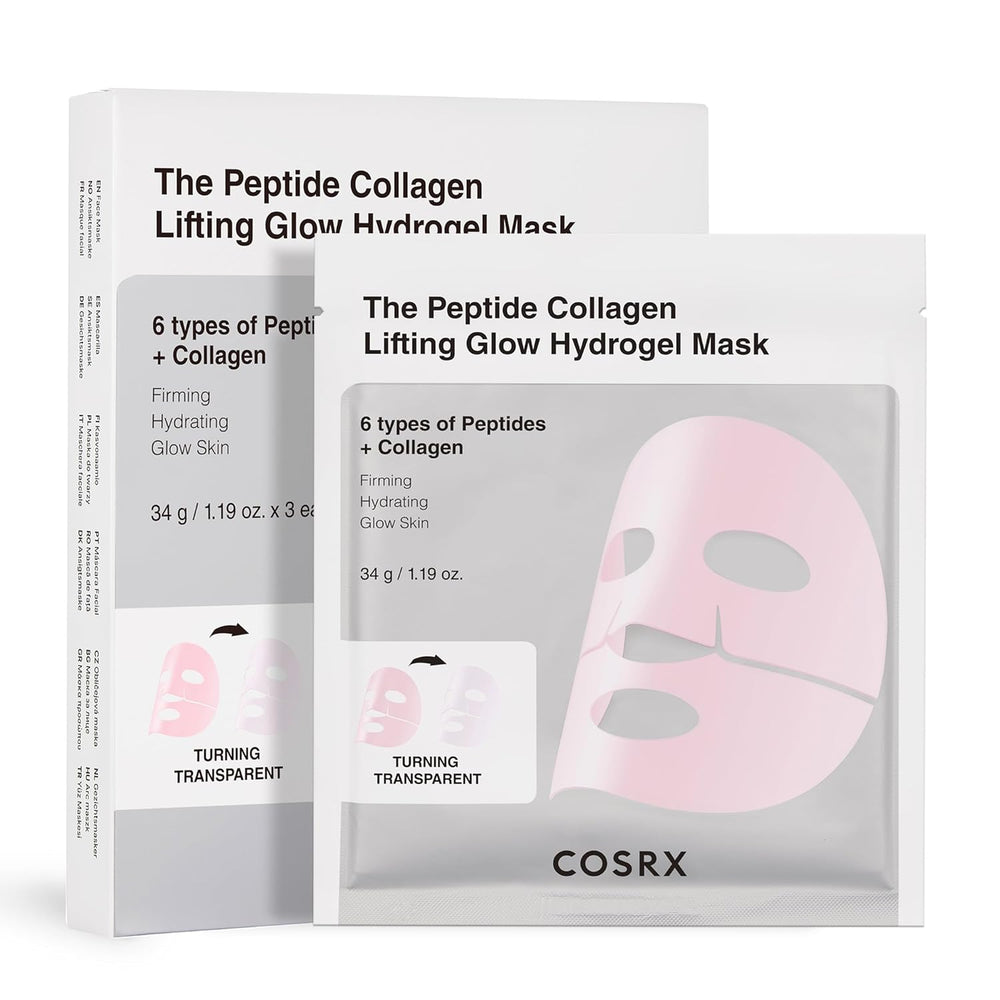 Cosrx The Peptide Collagen Lifting Glow Hydrogel Mask - Glamourous Grace