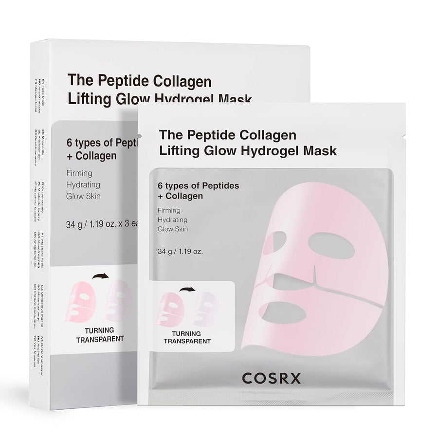 Cosrx The Peptide Collagen Lifting Glow Hydrogel Mask - Glamourous Grace