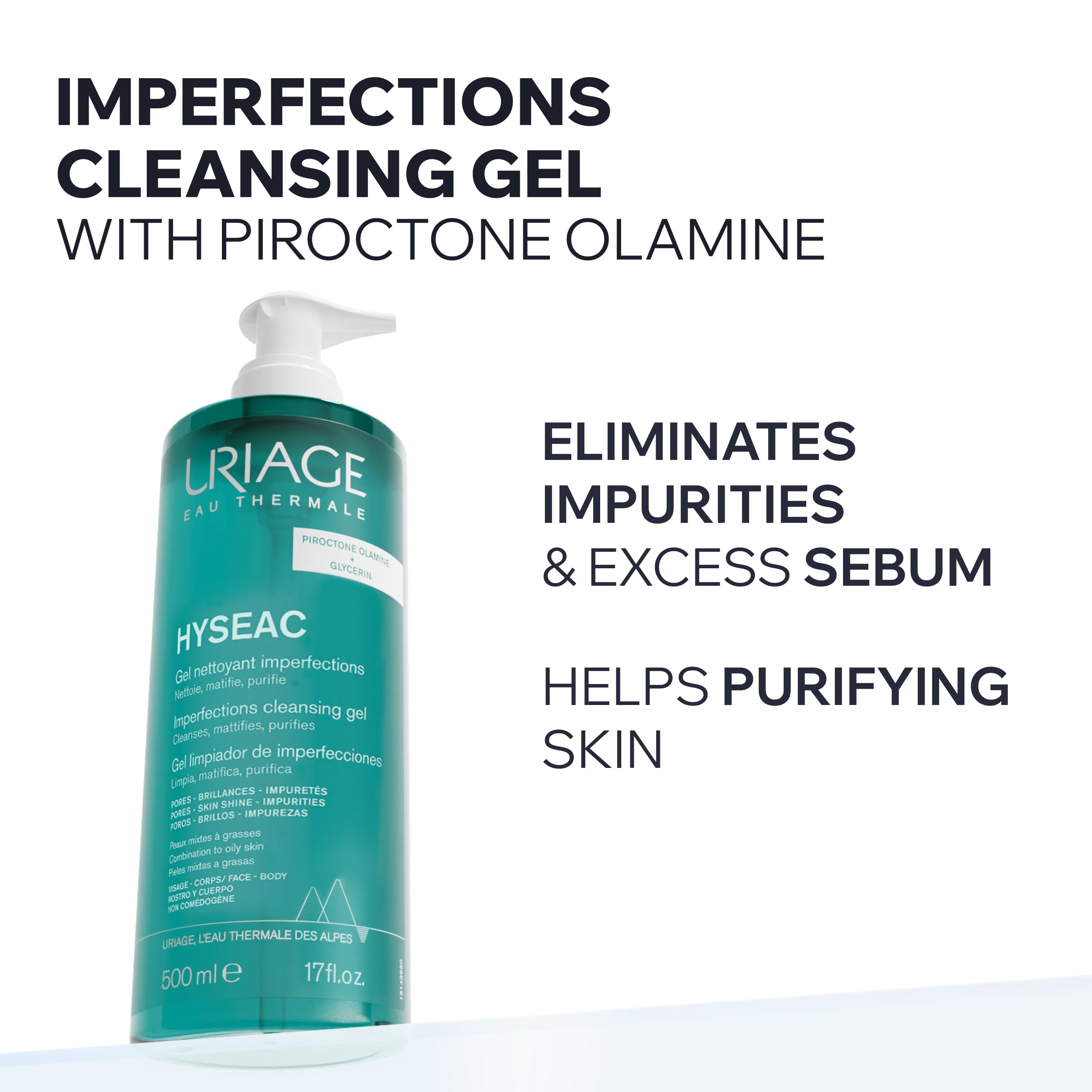 Uriage Hyseac Hydra Restructuring Skincare Moisturizer for Oily Skin - 40ml Lightweight Hydrating Cream - Glamourous Grace