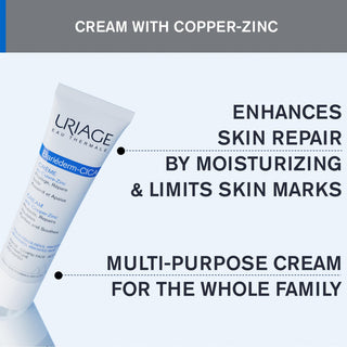 Uriage Bariederm Cica Cream - Soothing Moisturizing Cream for Sensitive Skin, Hypoallergenic & Fragrance-Free - Glamourous Grace