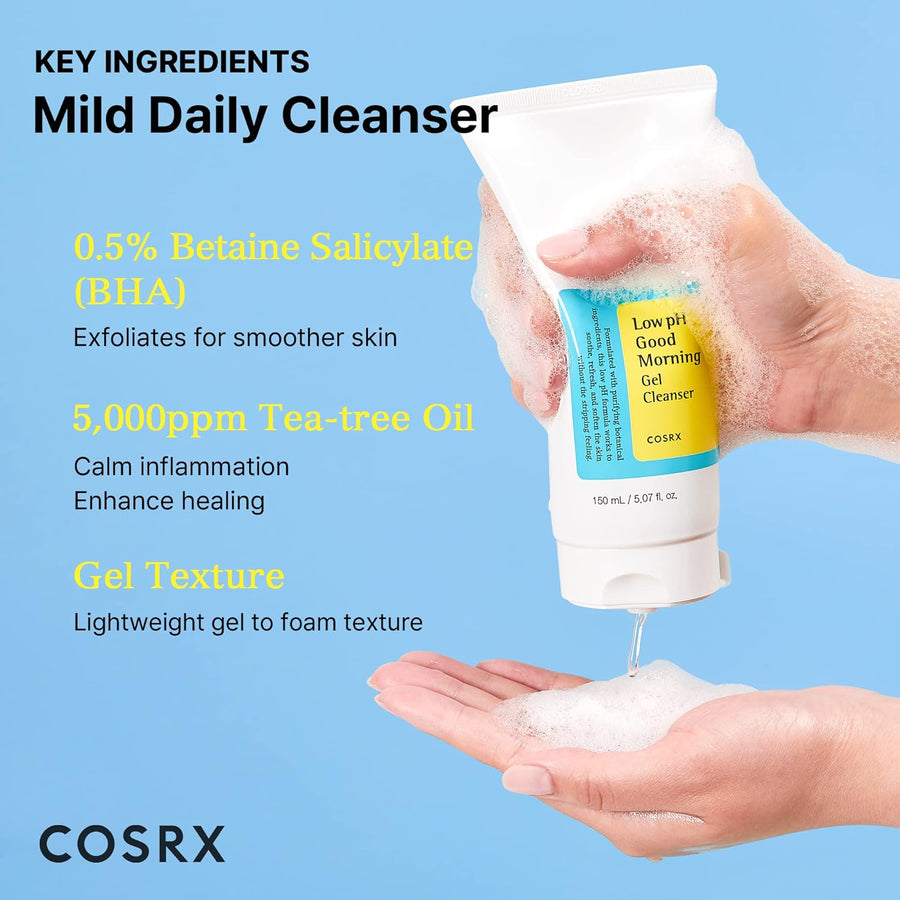 Cosrx Low pH Good Morning Gel Cleanser - Glamourous Grace