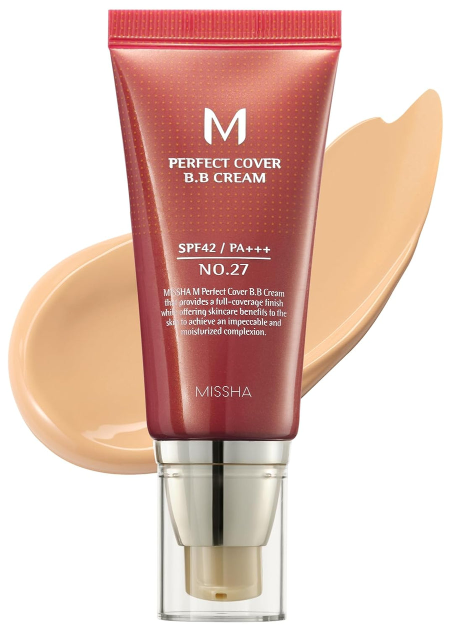 Missha M Perfect Cover BB Cream #27 Honey Beige - Glamourous Grace