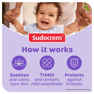 Sudocrem Baby Care Cream 125g - Diaper Rash Relief & Skin Protection - Glamourous Grace