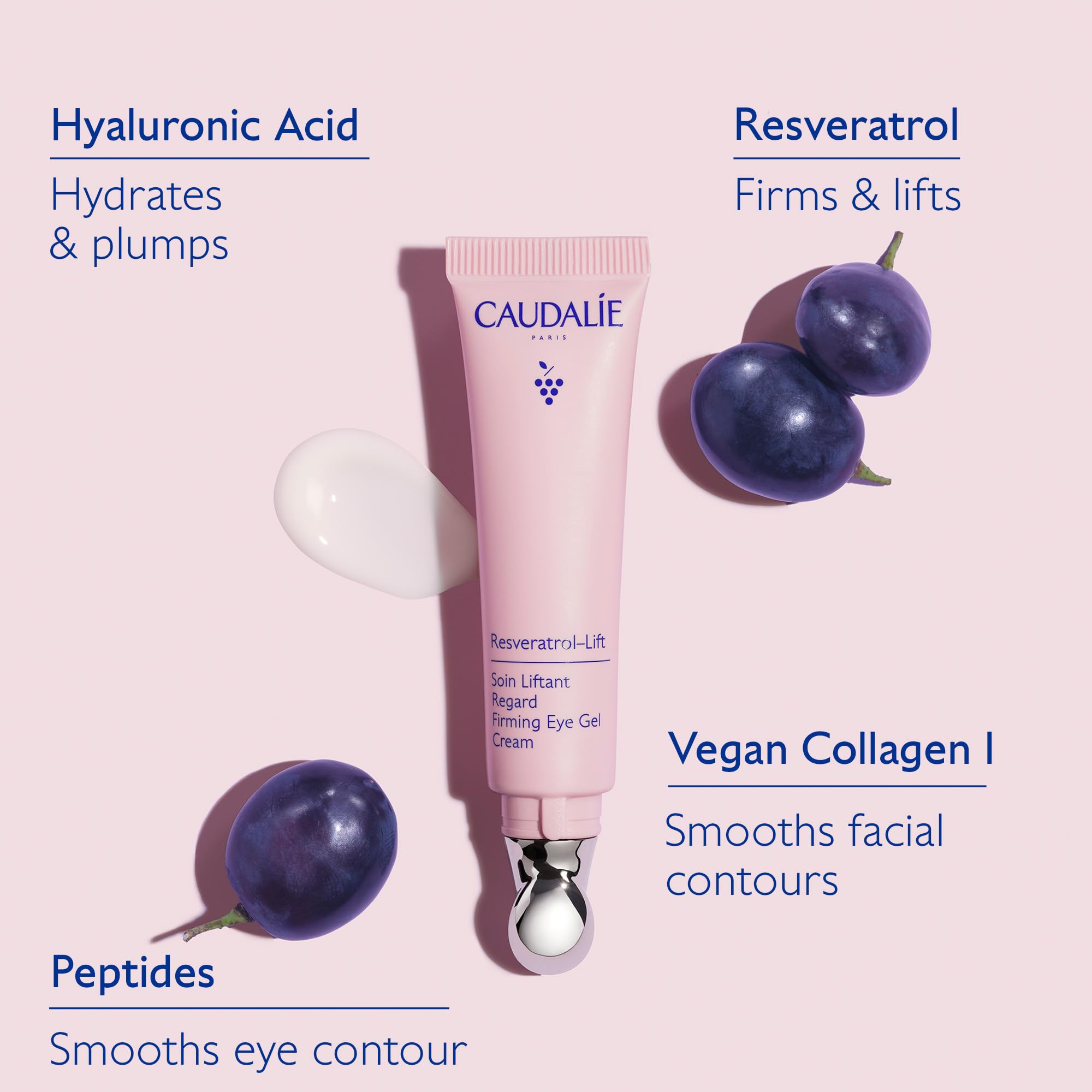 Caudalie Resveratrol Lift Firming Eye Cream - Anti-Aging, Firming & Lift Eye Cream 0.51 fl oz - Glamourous Grace