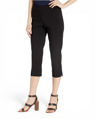 Krazy Larry P511 Pull-On Capri Pants - Black