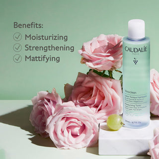 Caudalie Vinoclean Moisturizing Toner - Natural, Vegan, Dermatologically Tested Skincare for All Skin Types - Glamourous Grace