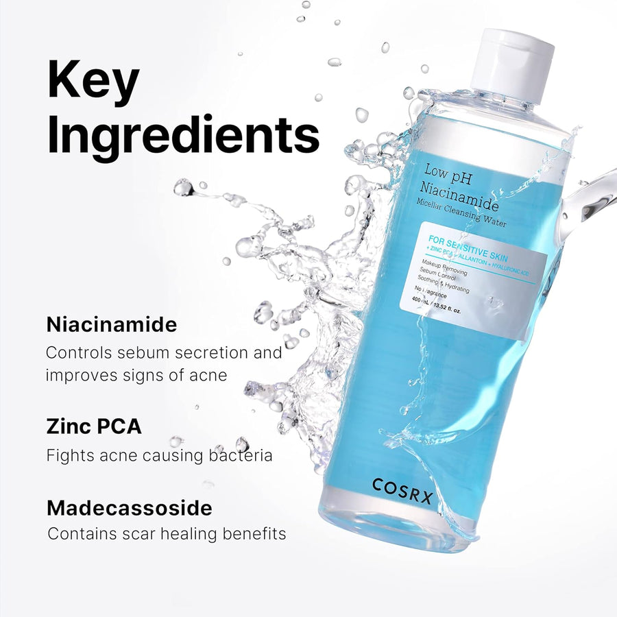 Cosrx Low pH Niacinamide Micellar Cleansing Water - Glamourous Grace