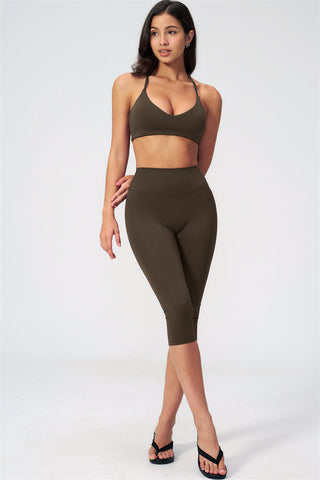 The Twirl Sports Bra Capri Leggings 2-Piece Set