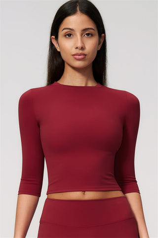 The Natalia Half-Sleeve Top Shorts 2-Piece Set