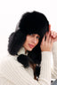 Black Polar Fox/Black Leather