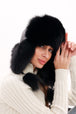 Black Polar Fox/Black Leather