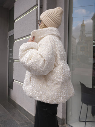 Pre-Order. Re-Stock Ships October 2026. Frost Glow Insulated Puffer