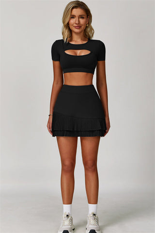 The Lavish Cut-out Crop Top