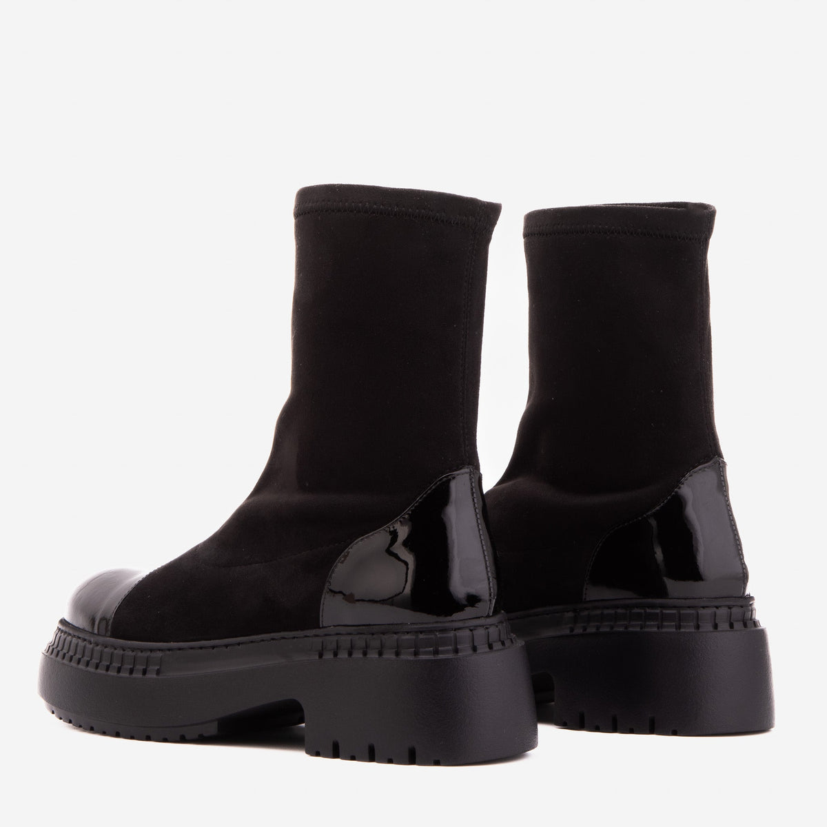 The Sorella Black Tip Suede Leather Women’s Boot