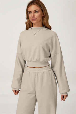 The Axis Crop Hoodie