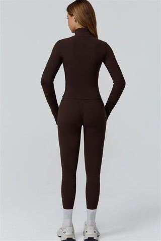 The Venus Zip Top Sports Bra Leggings 3-Piece Set