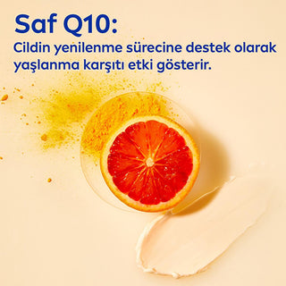 Nivea Q10 Energy Night Cream with Vitamin C - Anti-Aging, Moisturizing Night Care for All Skin Types - Glamourous Grace