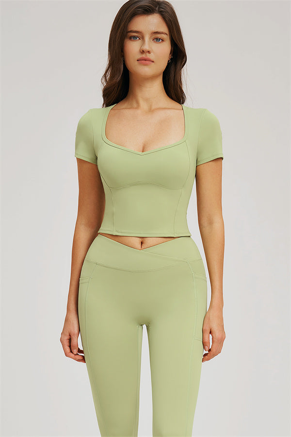 The Sizzle T-shirt Leggings 2-Piece Set - Glamourous Grace