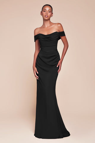 Ladivine 7433 Dress Versatile Tie Chiffon Strapless Bridesmaid Dress