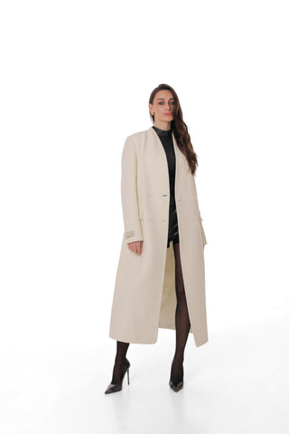 Amelia Longline Cashmere Blend Coat