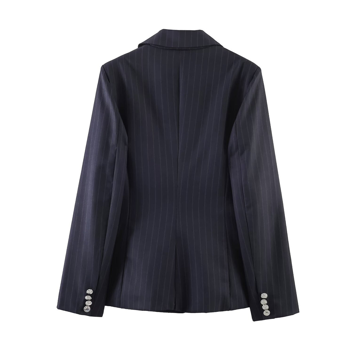 Women's Jacket Dark Navy Pinstripe BYMANYC ® New York WALL STREET PINSTRIPE TAILORED BLAZER - New Collection