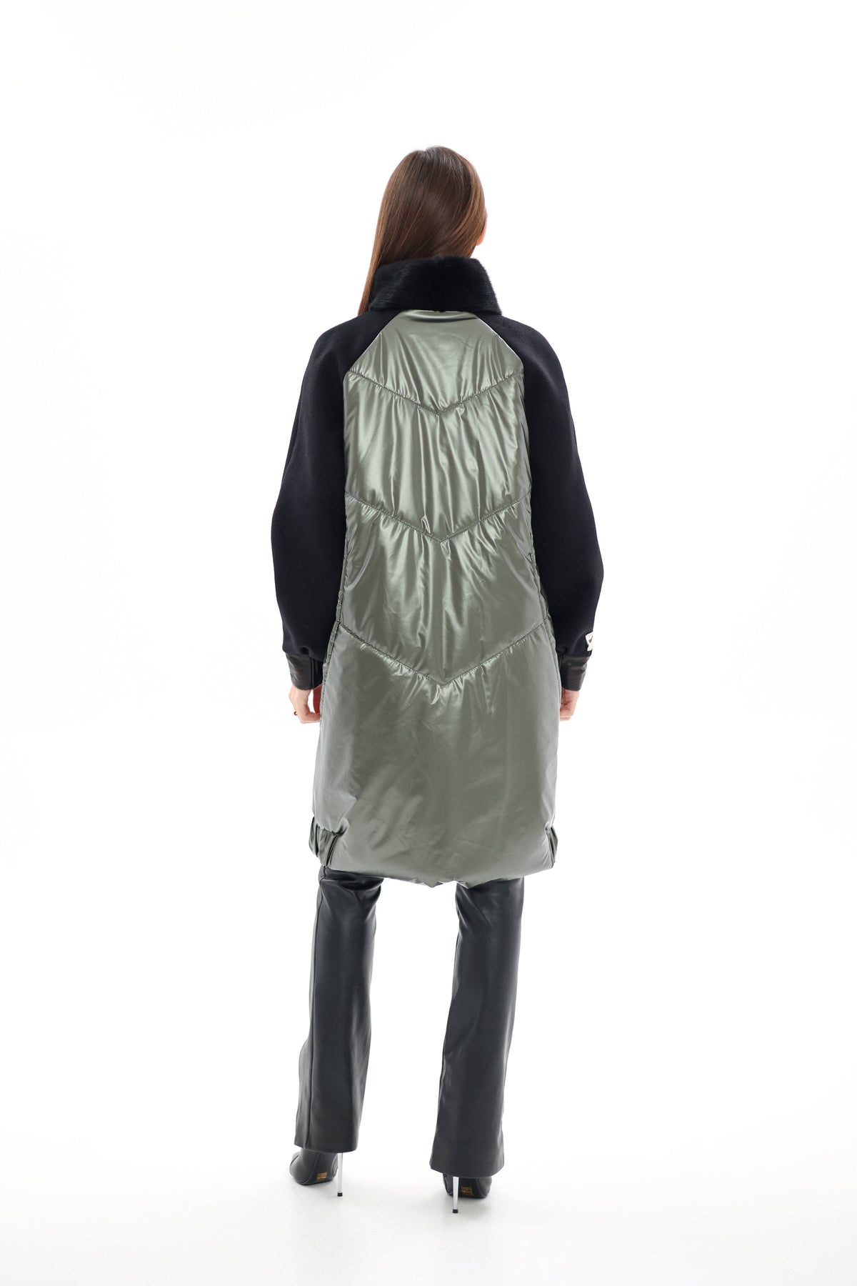 Kopenhagen Fur® Mink Italian Cashmere Wool Vogue Coat