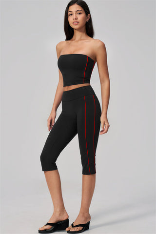 The Breathe Tube Top Capri Leggings 2-Piece Set