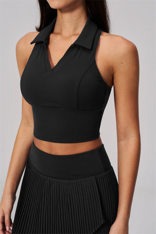 The Ziv Polo Crop Top Tennis Dress 2-Piece Set