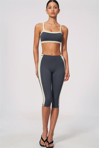 The Sandstone Sports Bra Capri Leggings 2-Piece Set