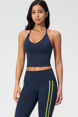 The Evoke Crop Top Capri Leggings 2-Piece Set