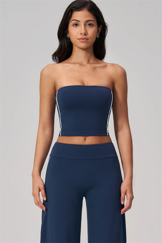 The Breathe Tube Top Straight Leg Pants 2-Piece Set