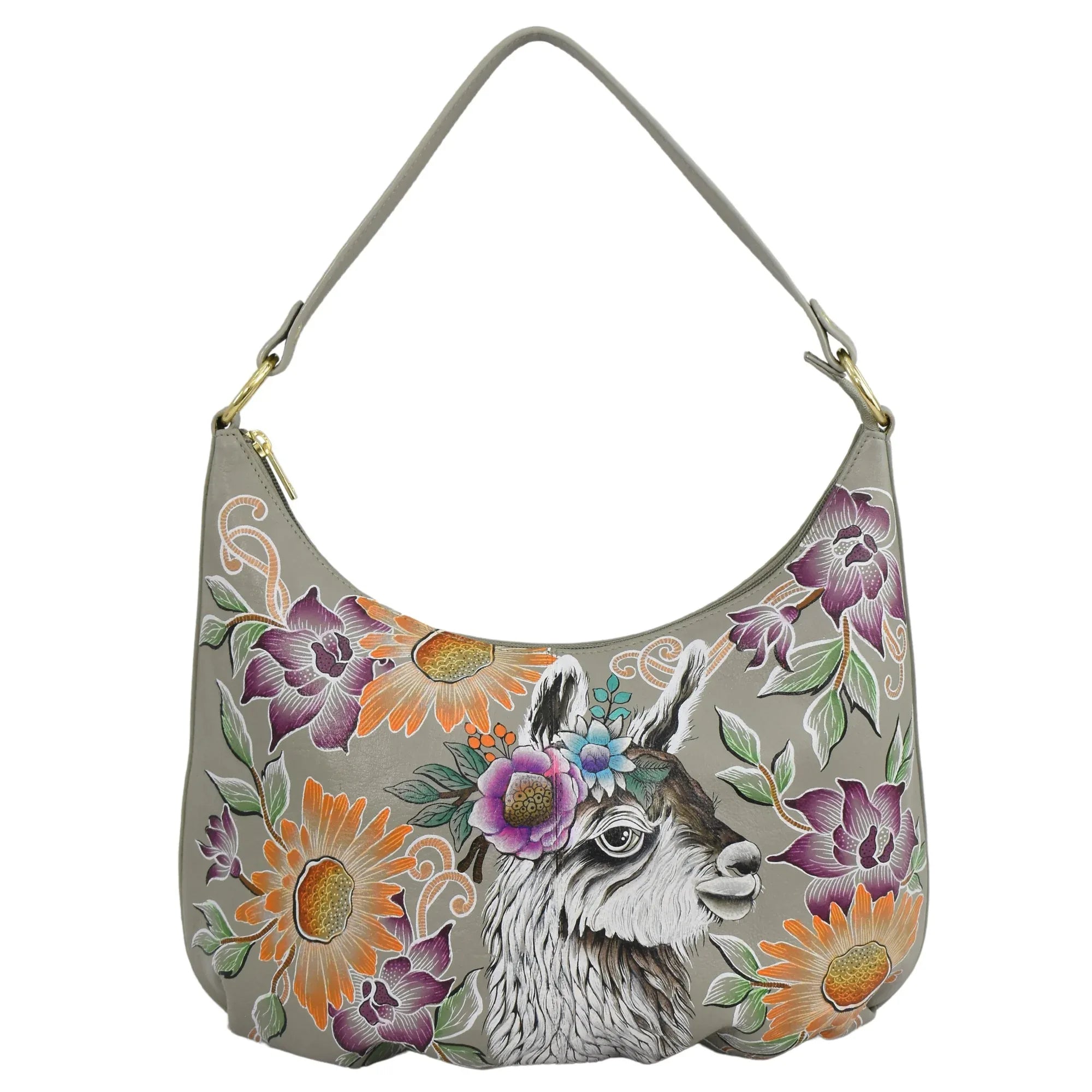 Ruched Hobo - 7615