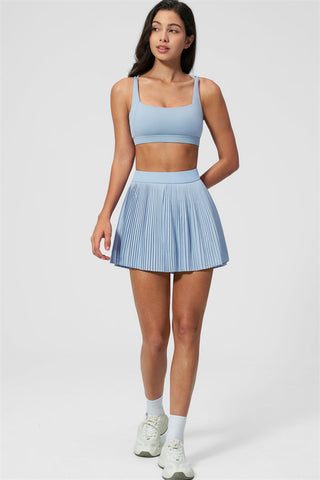 The Balance Sports Bra Tennis Skirt 2-Piece Set