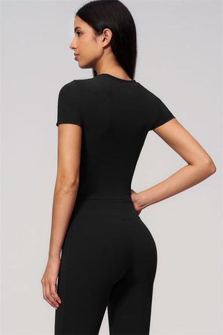 The Zura T-shirt Capri Leggings 2-Piece Set