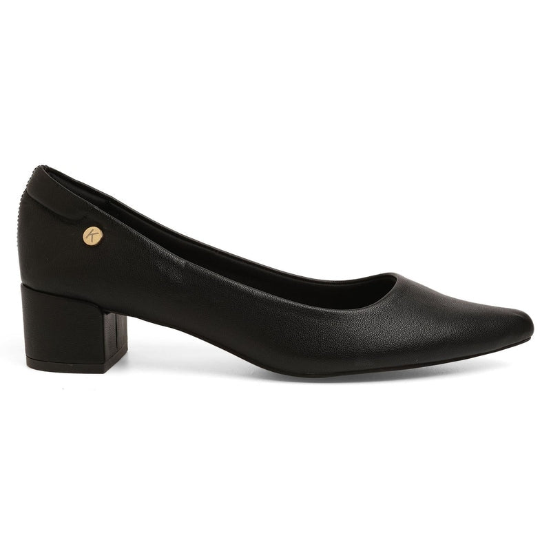 Maddie - Black Block Heels - Glamourous Grace