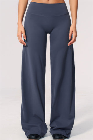 The Twirl Open Back Sports Bra Straight Leg Pants 2-Piece Set