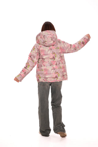 Reversible Demi-Season Jacket in Iris/Lemongrass