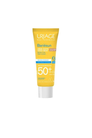 Uriage Bariesun Golden Tinted Sunscreen SPF 50+ - Anti-Aging Sun Protection for Sensitive Skin - Broad Spectrum UVA/UVB Defense, Non-Comedogenic, 1.69 fl oz - Glamourous Grace