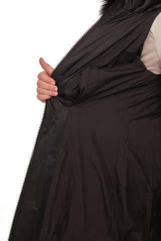 Genuine Fur Trim Down Coat