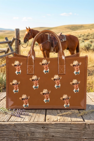 SC - ETA 11/13-11/27 The Nashville Cowboy Vinyl Tote Bag©