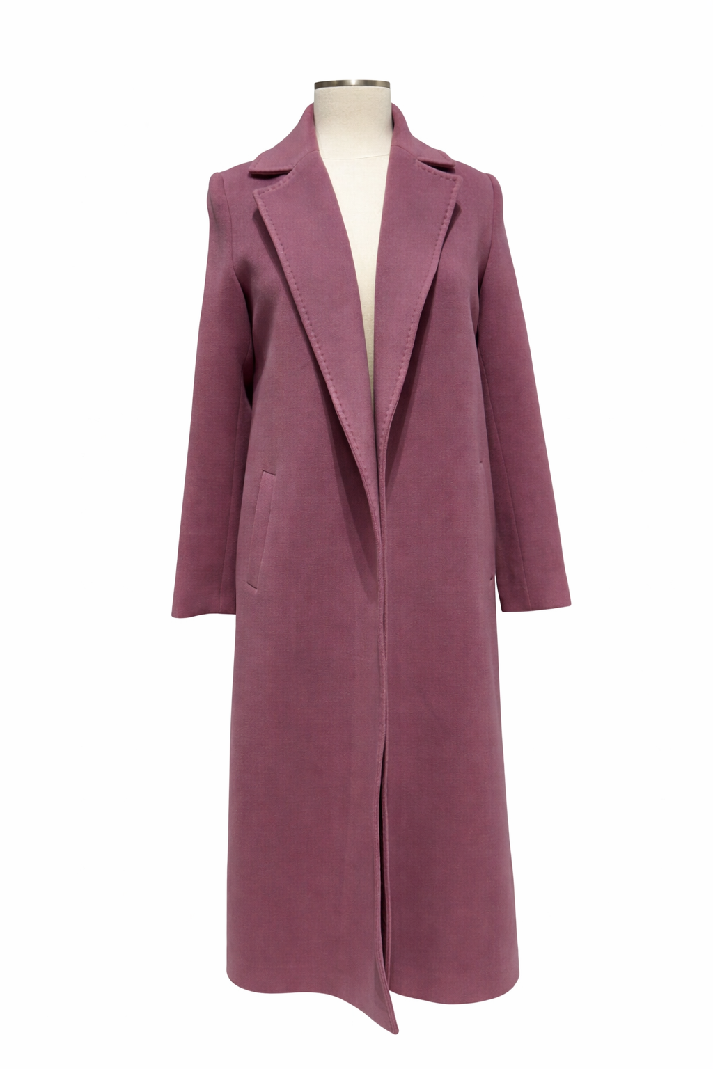 Harrington Classic Wraparound Overcoat in Rose
