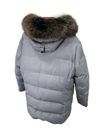Men's Genuine Fur Trim Sorona® Fill Coat