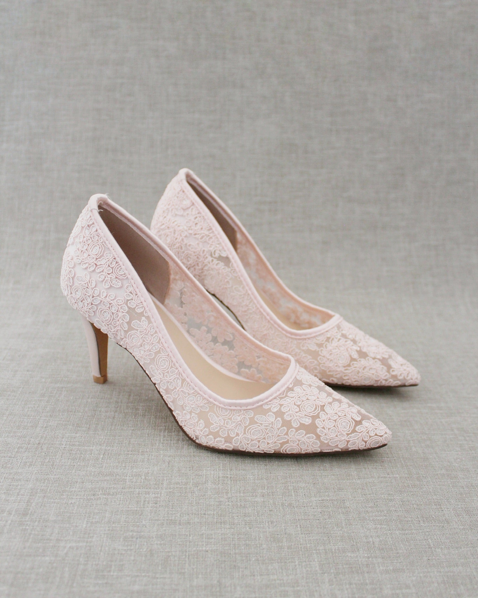 Lace Evening Pump