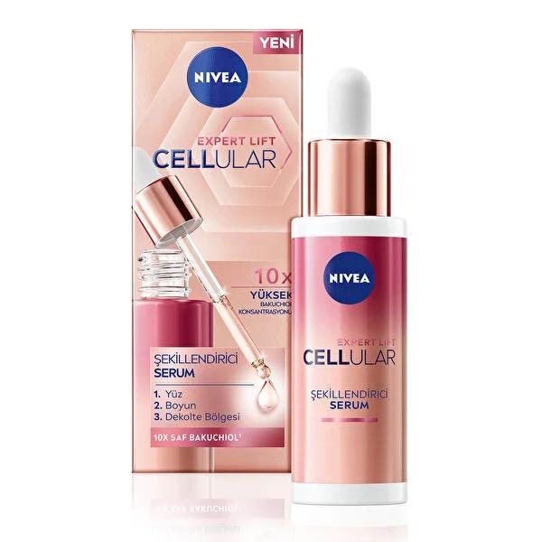 Nivea Cellular Expert Lift Anti-Aging Face Serum with Bakuchiol - Natural Retinol Alternative, 1.01 fl oz - Glamourous Grace