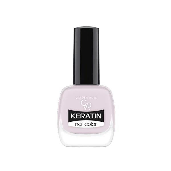 Golden Rose Keratin Nail Polish - Long-Lasting Color with Nourishing Keratin Enriched Formula - Glamourous Grace