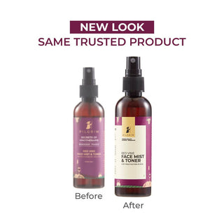 Pilgrim Red Vine Face Mist & Toner Spray with Vitamin B3 and Aloe, For Anti Ageing, Glowing Skin