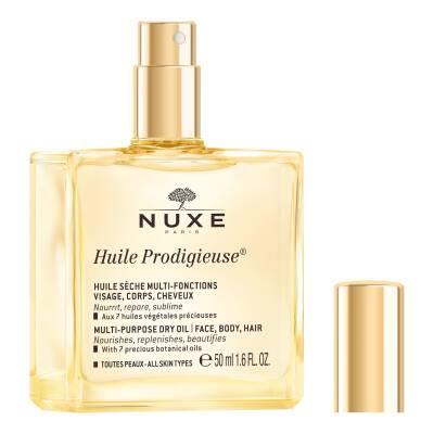 Nuxe Huile Prodigieuse Multi-purpose Dry Care Oil for Skin and Hair - Natural Skincare & Haircare - Glamourous Grace