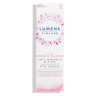 Lumene Anti-Wrinkle Eye Cream - Vegan, Paraben-Free & SLS-Free, Hydrating & Firming for Mature Skin - Glamourous Grace